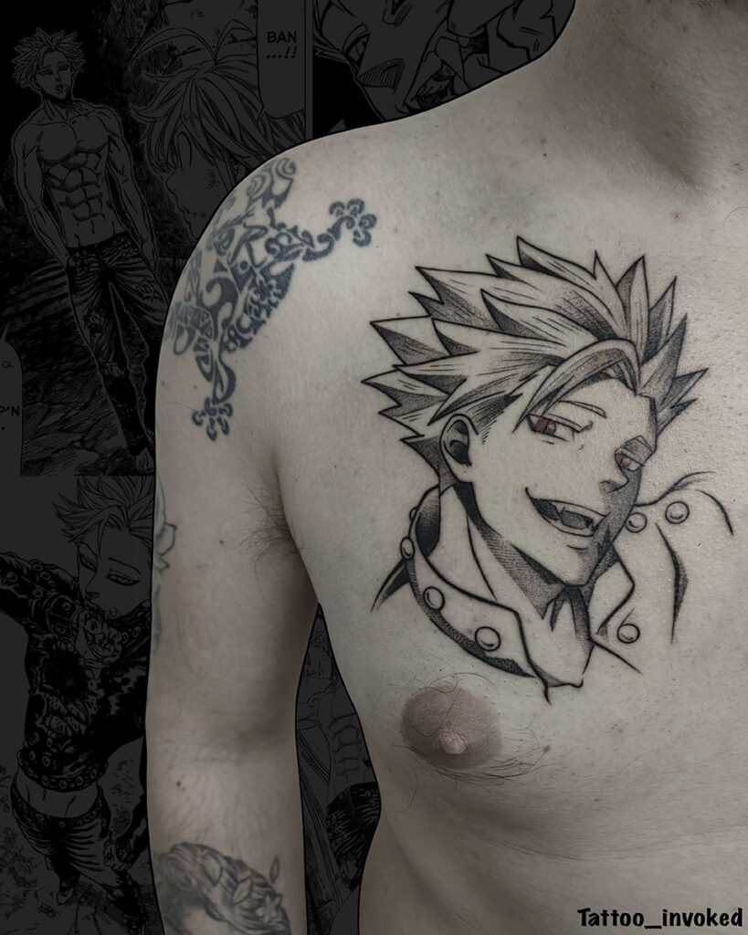 tatuaggio anime