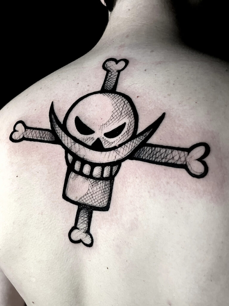 tatuaggio one piece manga