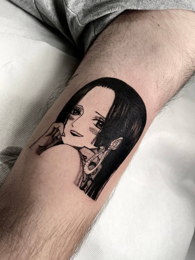 tatuaggio anime black work