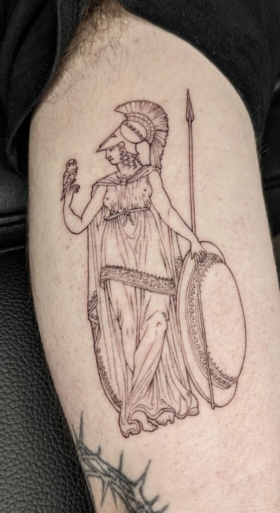 tattoo divinità greca