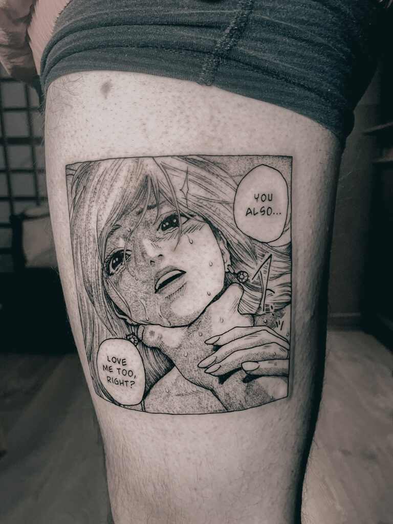 tatuaggio greywork manga