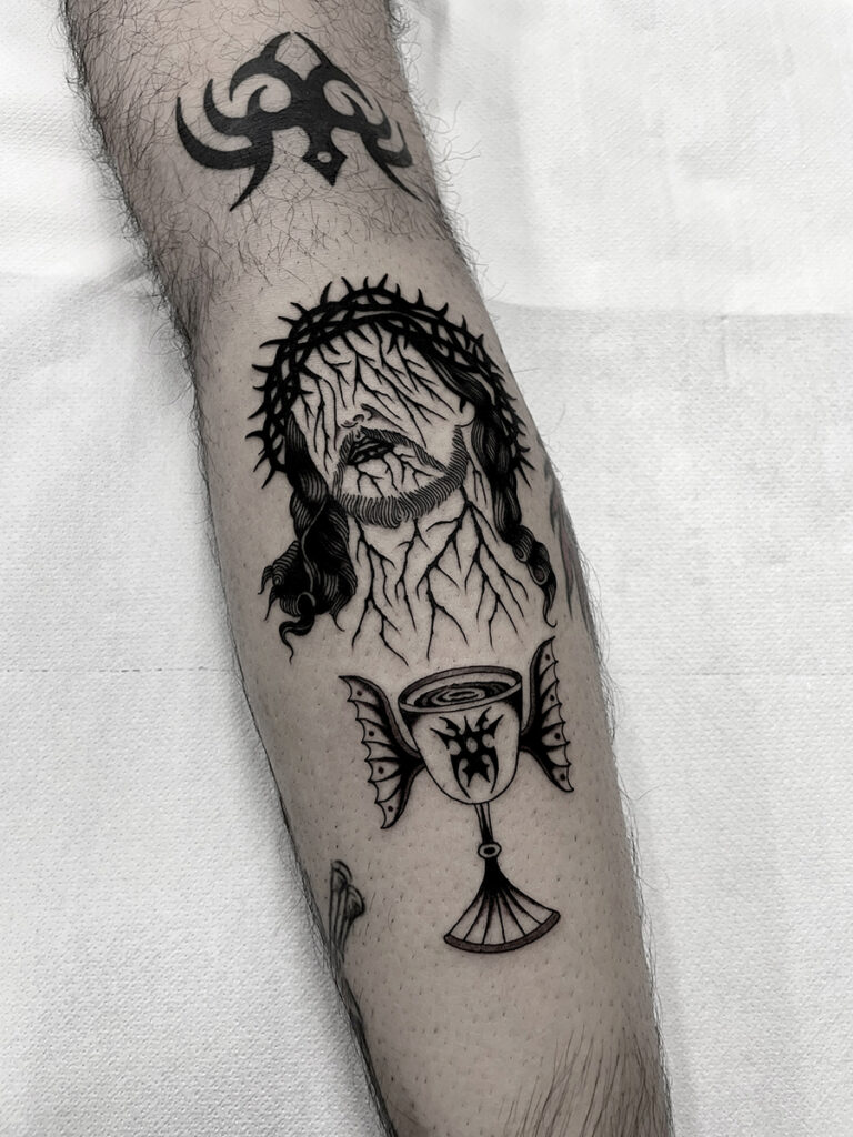 tatuaggio religioso