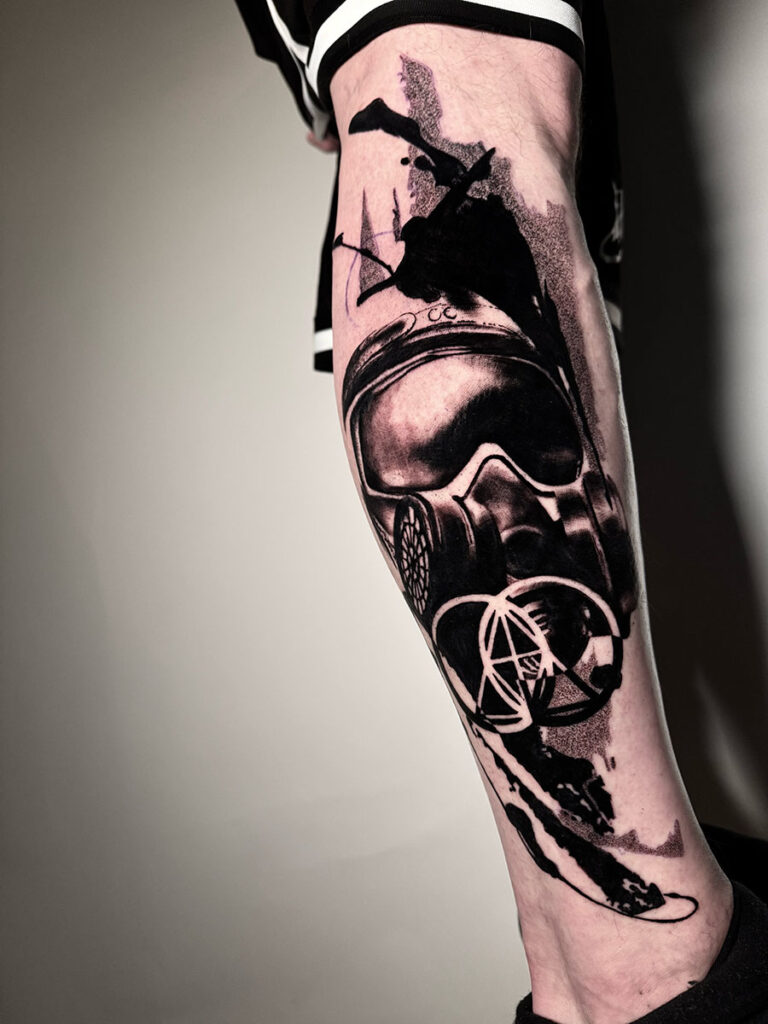 mask tattoo