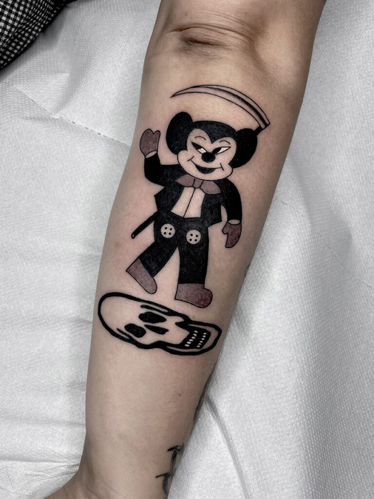 tatuaggio falce