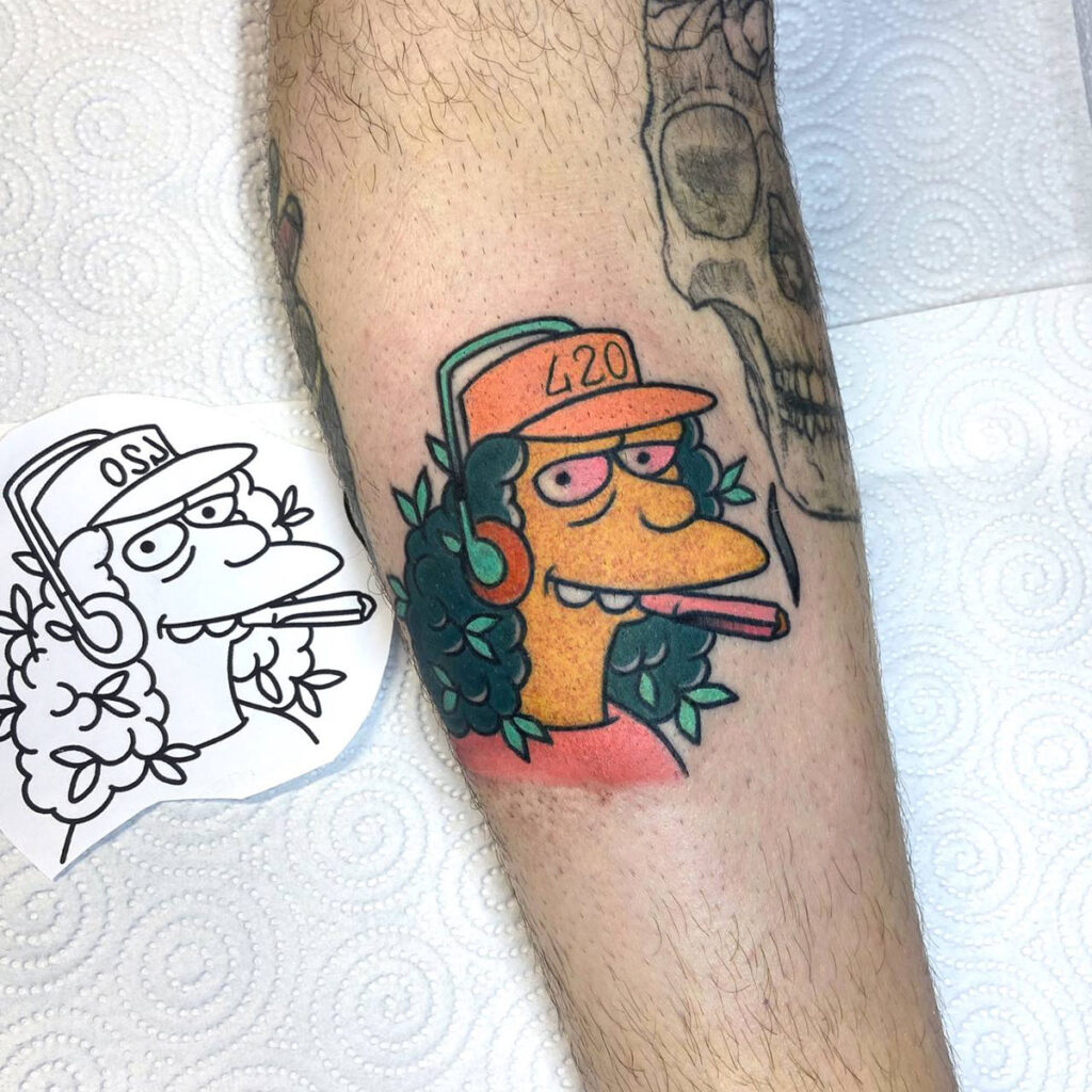 tattoo simpson bold