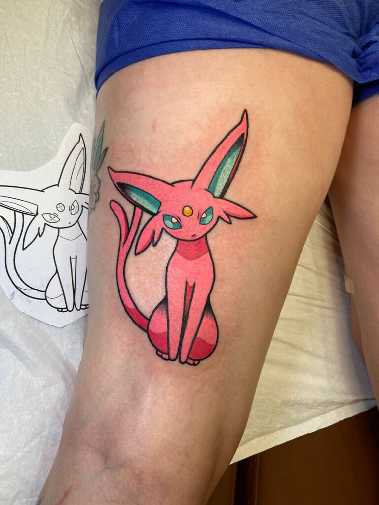 tatuaggio cartoon pokemon