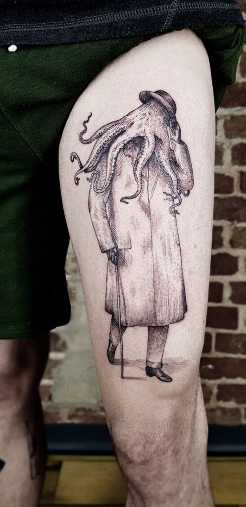 tattoo surrealistico animale