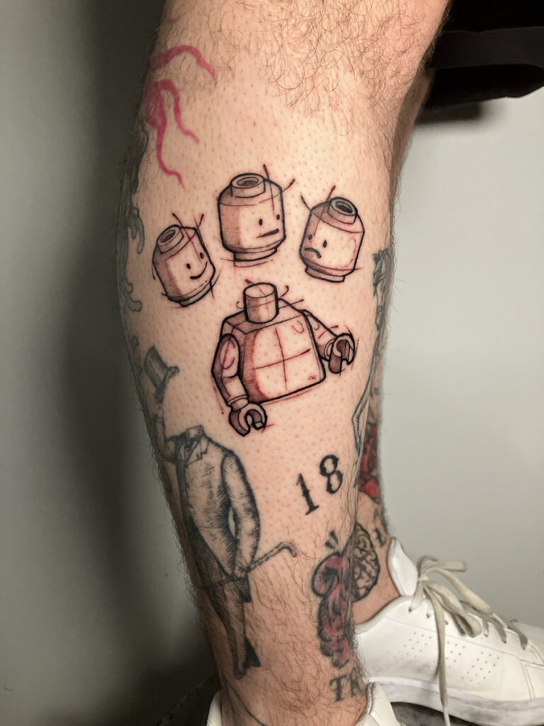 tatuaggio lego sketch