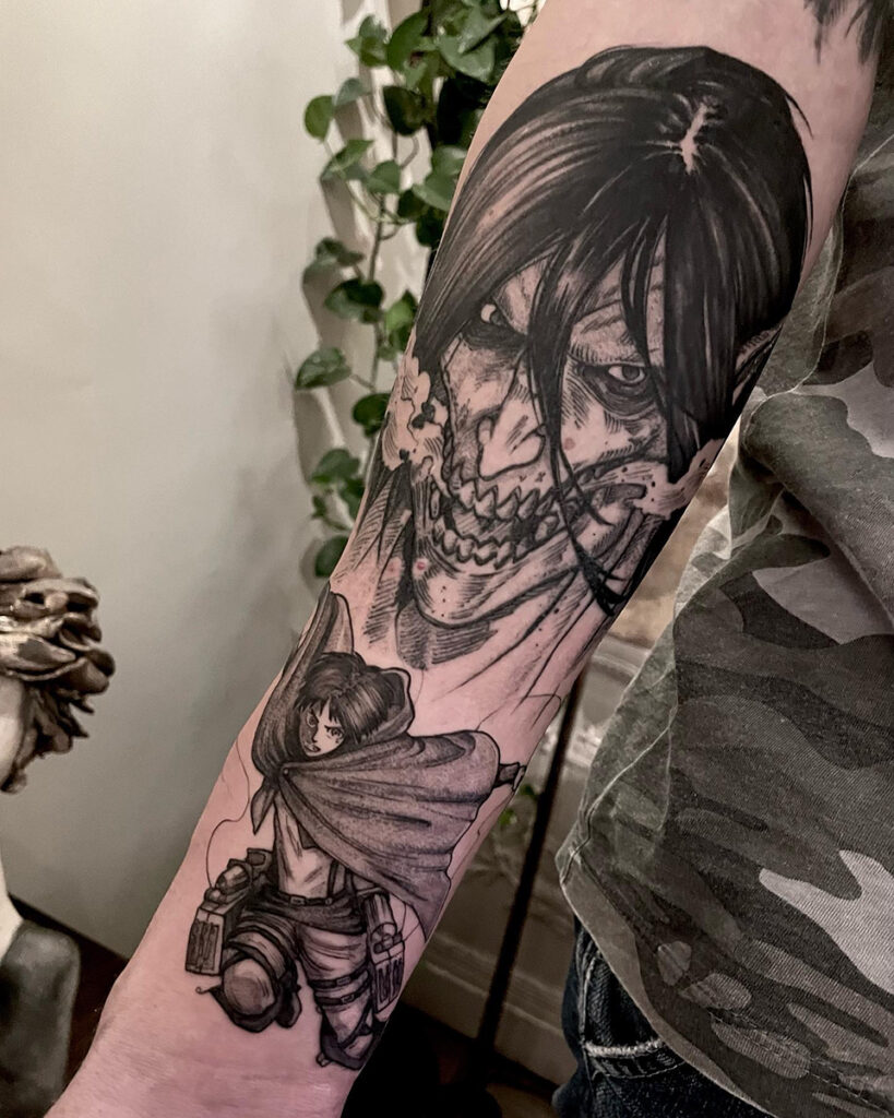 attack on titan tattoo