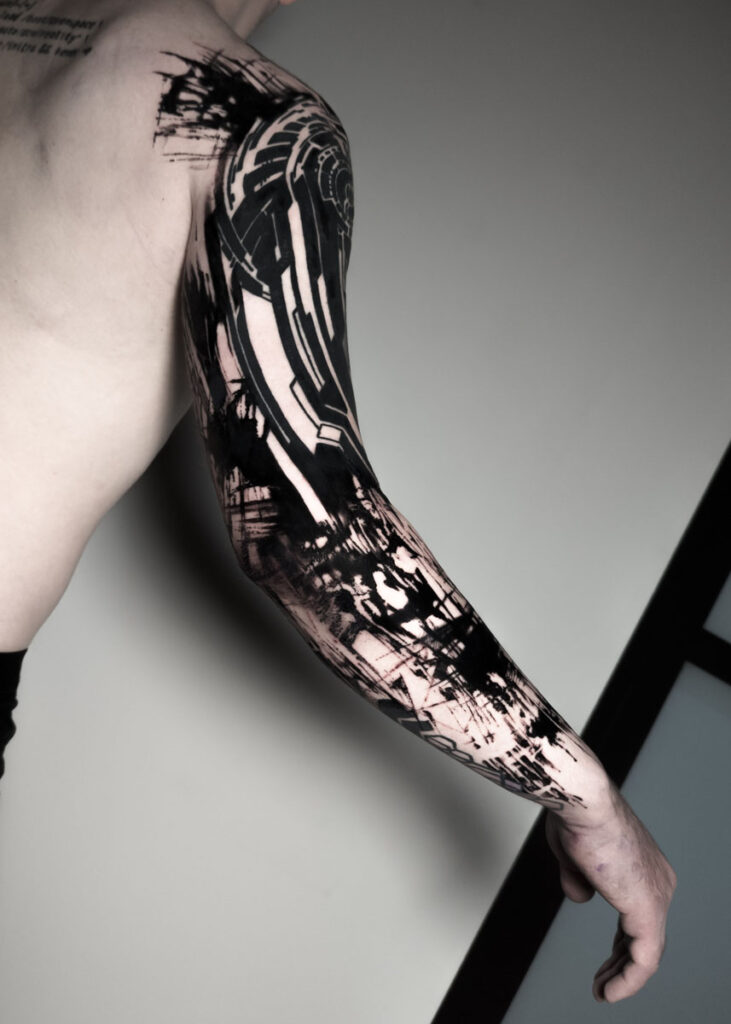 tatuaggio black work