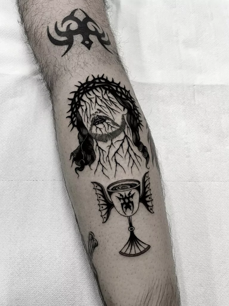 tatuaggio religioso