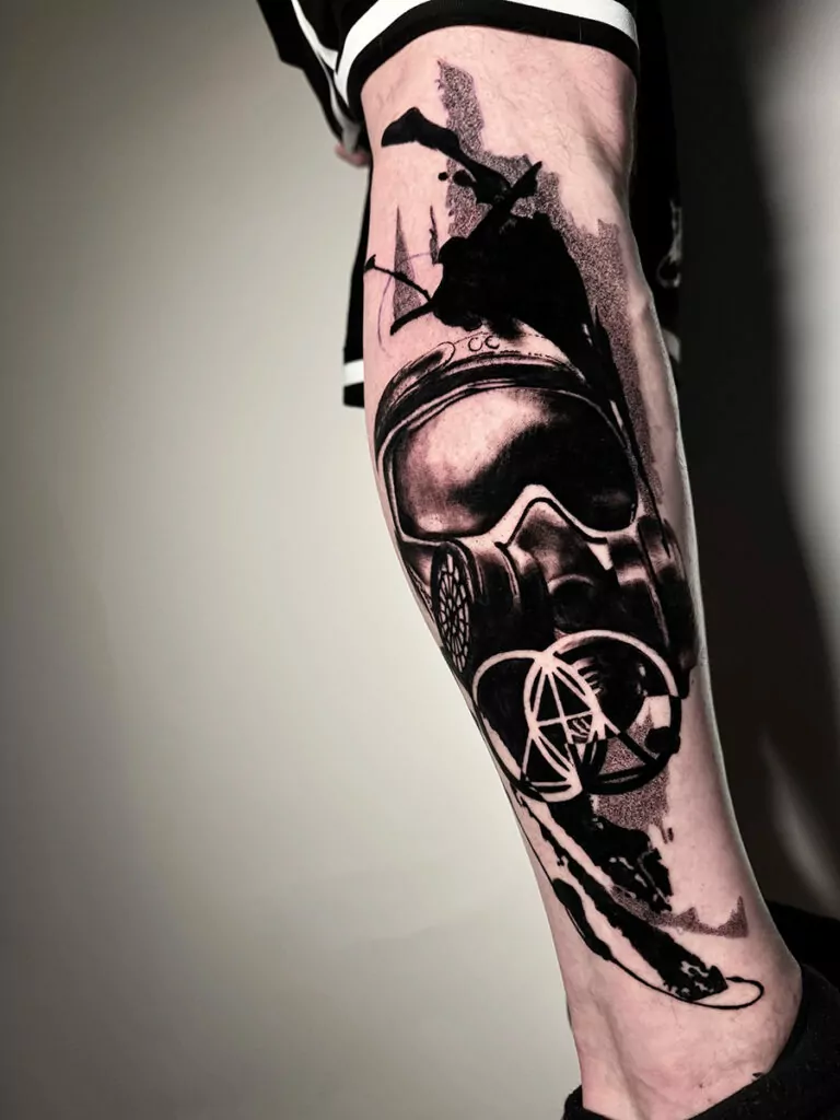 mask tattoo