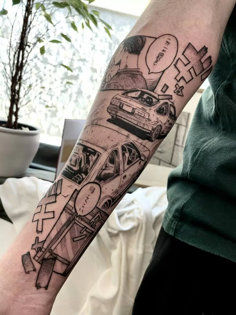 anime & cartoon tatuaggi