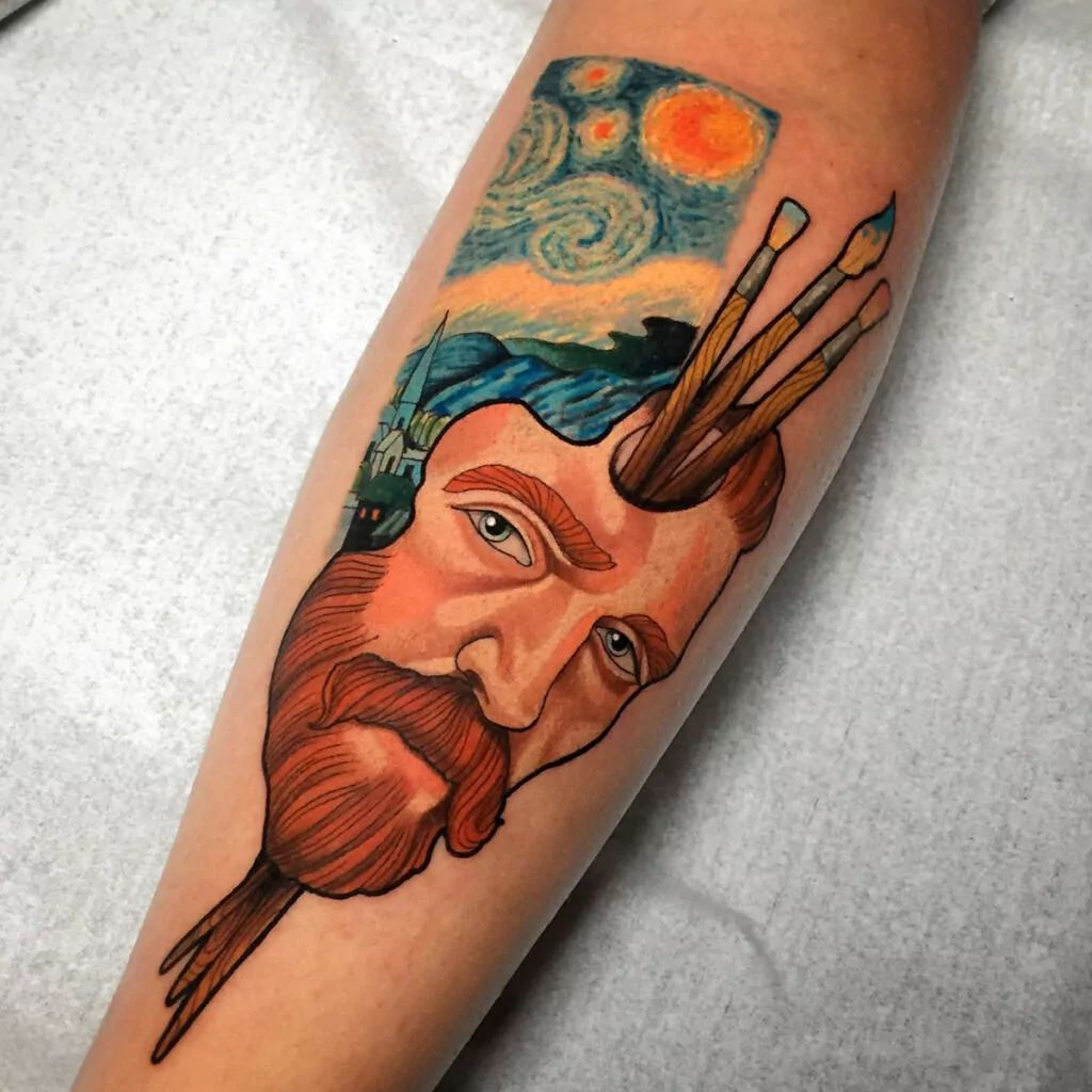 dipinti tatuaggio