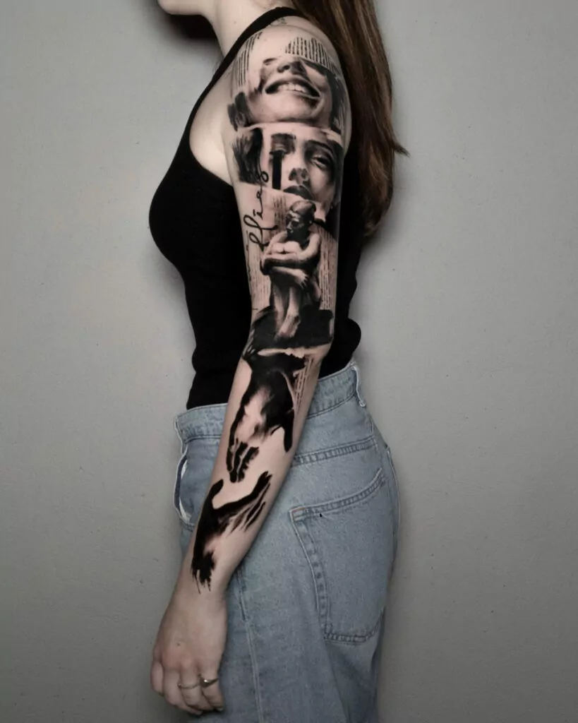 tatuaggi collage